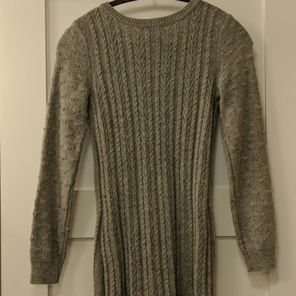 H&M Women’s Gray Wool Sweater Dress Size Small EUC - Picture 6 of 8